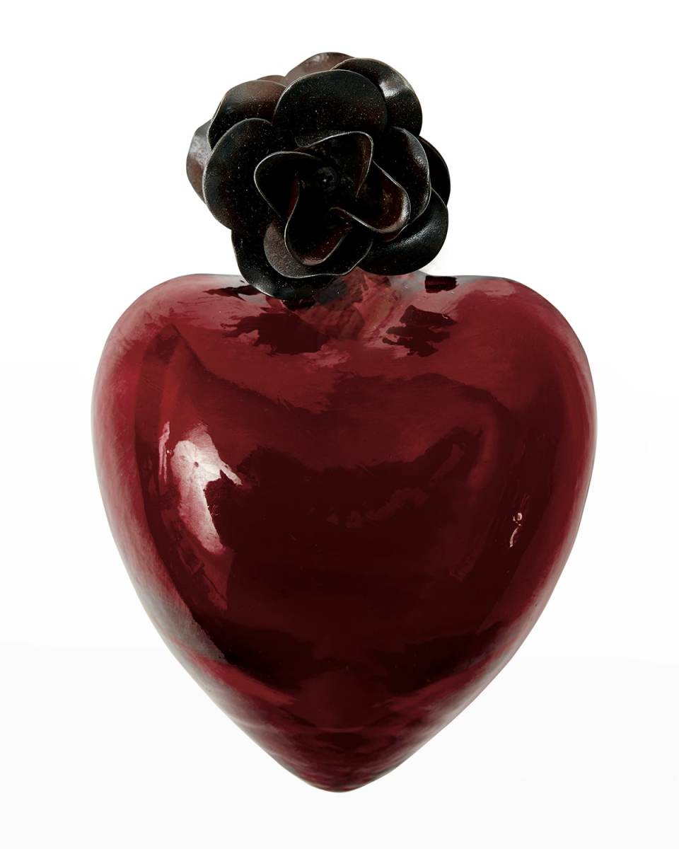 Corazon de Melon Rojo Decorative Glass